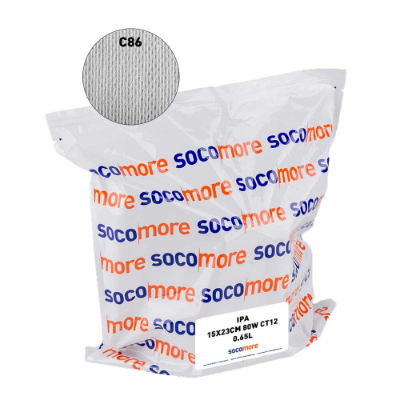 Socomore Satwipes C86 IPA 15cm x 23cm Wipe Pouch (80 Wipes)
