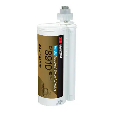 3M Scotch-Weld DP-8910NS Black Nylon Bonder Structural Adhesive 490ml Dual Cartridge