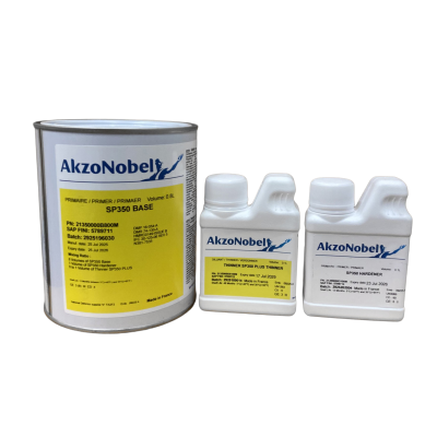 AkzoNobel SP350 Chromate Free Primer 1Lt Kit (Includes SP350 Hardener and SP350 Plus Thinner)