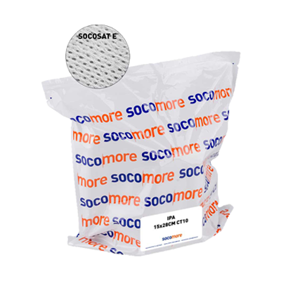 Socomore Socosat E IPA Wipes 15cm x 28cm (Pack of 65 Wipes)