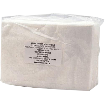 Purewipe V-100 Surface Cleaner 12in x 17in (Box of 1000 Wipes)