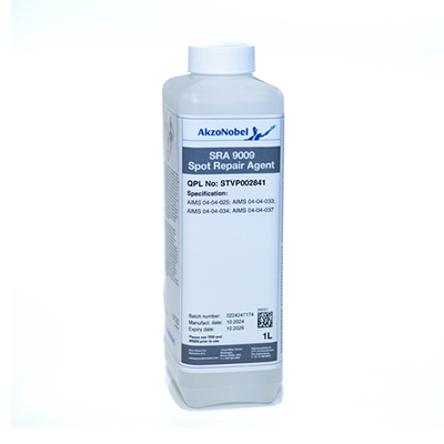 AkzoNobel SRA 9009 Spot Repair Agent 1Lt Bottle *AIMS 04-04-025 *AIMS 04-04-033 *AIMS 04-04-034 *AIMS 04-04-037
