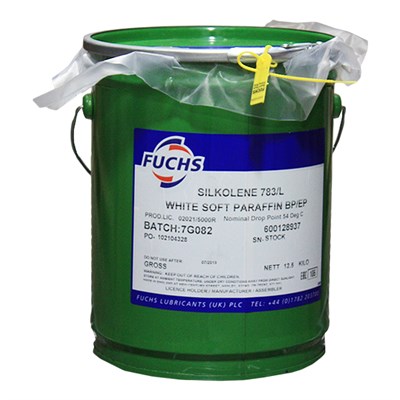 Fuchs White Soft Paraffin BP/EP Silkolene 783/L 12.5Kg Pail