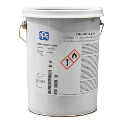 PPG Desothane HS CA8311/GB0632E Polyurethane Topcoat Grey 3Lt Tin *BS 2X 34