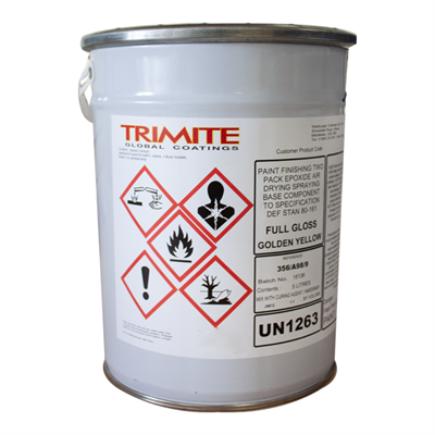 Trimite 356/A98/9 Golden Yellow Paint 5lt Can DEF STAN80-161