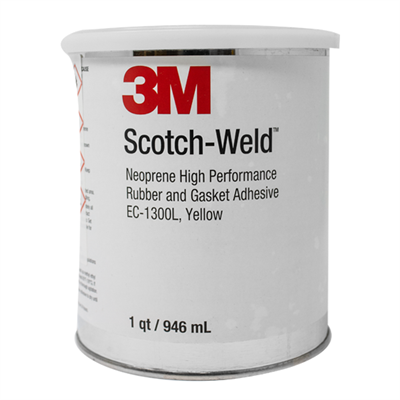 3M Scotch-Weld EC-1300L Contact Rubber and Gasket Adhesive (with Toluene) 1USQ Can *MMM-A-121