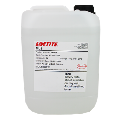 Loctite Multicore ML1 Tinning Flux 5lt Plastic Bottle