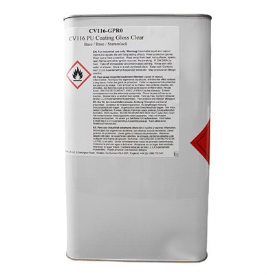 PPG CV116 PU Gloss Coating Clear 5Lt Tin *ABP 9-4325 Issue 4 *AIMS 04-04-009 *ABP 4-2128 Issue 10