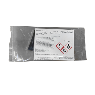 Robnor ResinLab PX628L Semi-Rigid Black Epoxy Adhesive 50gm Twinpack