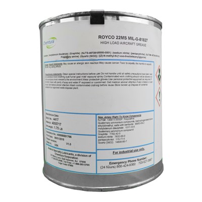 Royco 22MS Synthetic Based Grease 1.75Lb Tin *MIL-G-81827A