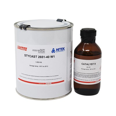 Loctite Stycast 2651-40 W1 & Catalyst 9 Epoxy Encapsulant 1Kg Kit