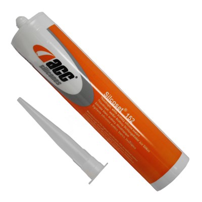 Silcoset 152 RTV Adhesive Sealant White *AFS 1540B *MSRR 9146 in various sizes