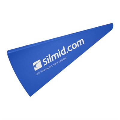 Silmid Blue Cardboard Funnel Cone Printed In One Colour 280mm x 175mm