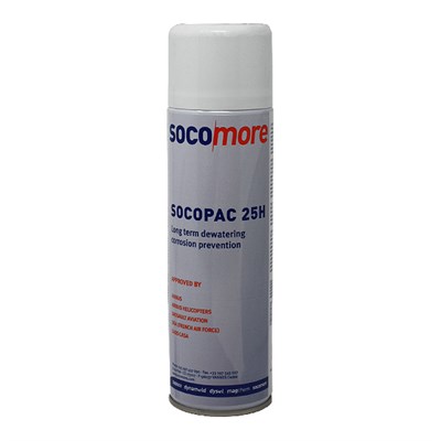 Socopac 25H Corrosion Preventative 500ml Meets The Requirements of MIL-C-16173 Grade 2 & 4
