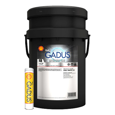 Shell Gadus S5 V42P 2.5 in various sizes