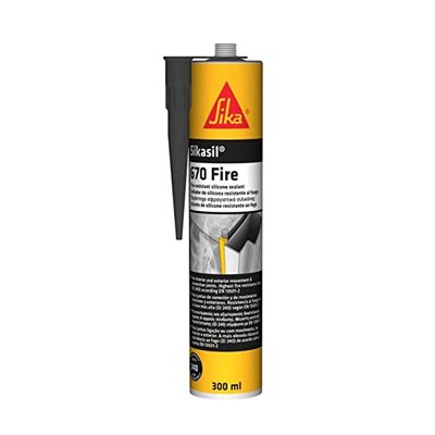 Sikasil 670 Fire Grey Sealant 300ml Cartridge