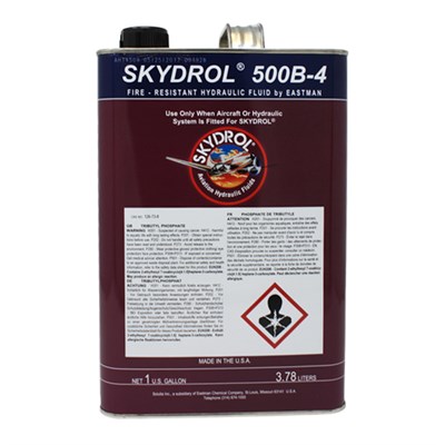 Skydrol 500B-4 Fire Resistant Aviation Hydraulic Fluid 1USG Can
