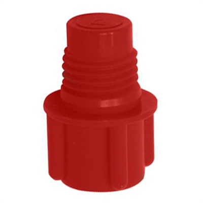 Semco Threaded End Cap Red 234411