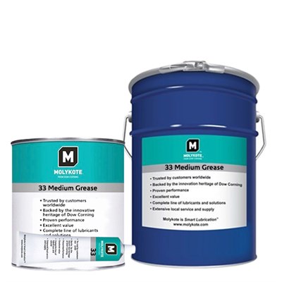 MOLYKOTE™ 33 Medium Grease available in various sizes and colours