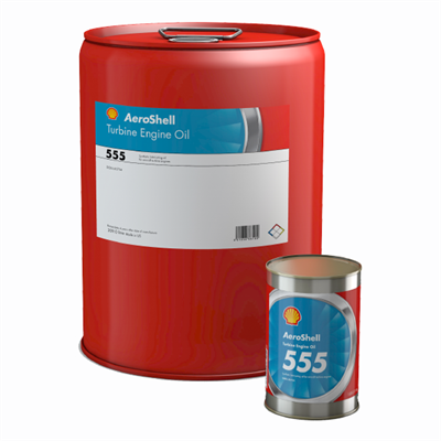 Aeroshell Turbine Oil 555 available in various sizes