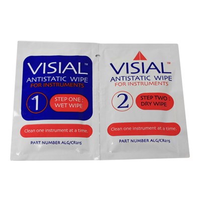 Alglas Visial Wet/Dry Instrument Wipe Sachet