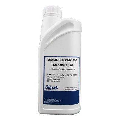 XIAMETER™ PMX 200/100cs Silicone Fluid 1Kg Bottle Commercial Grade