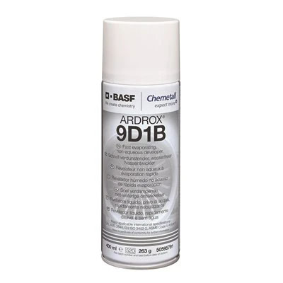 Ardrox 9D1B Non Aqueous Liquid Developer 400ml Aerosol *AMS2644H Form D & E