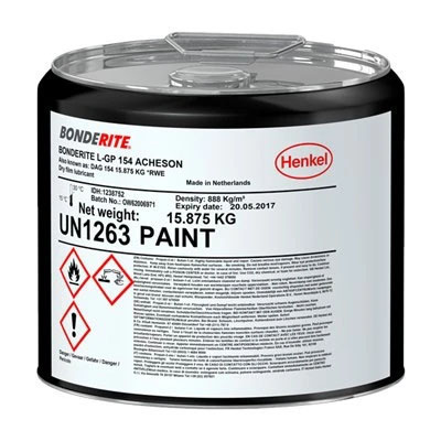 Bonderite L-GP 154 Graphite Dry Film Lubricant & Resistive Coating 15.88Kg Pail