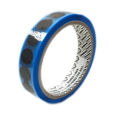 adhere INT630 Anti Static Conformal Coating Masking Tape 14mm Dots 1000 Per Roll