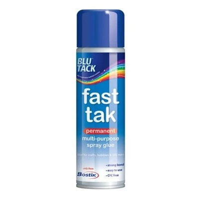 Bostik Fast Tak Contact Spray Adhesive 500ml Aerosol