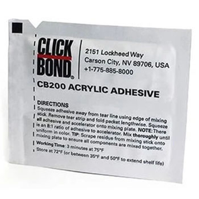 Click Bond CB200 Structural Adhesive 3.5gm Foil Pack (Fridge Storage)