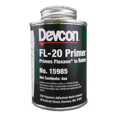 Mompelen onderzeeër cement Devcon Flexane FL-20 Liquid Primer 112gm Can | Silmid