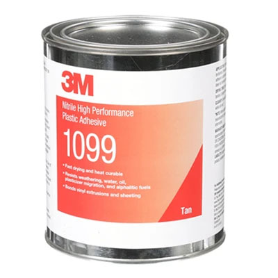 3M 1099 Tan Nitrile High Performance Plastic Adhesive