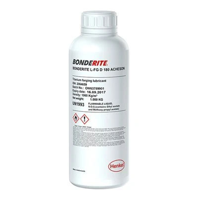 Bonderite L-FG D 180 Graphited Lubricant Varnish 1Kg Plastic Bottle