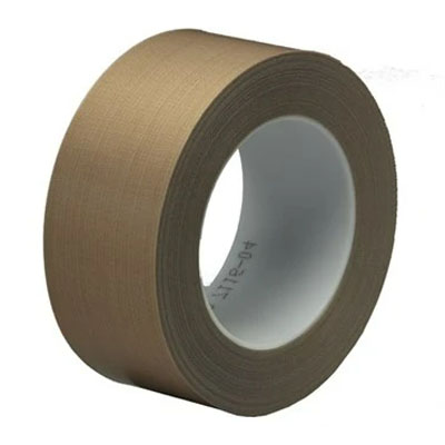 3M PTFE Glass Cloth Tape 5453, Brown, 2 in x 36 yd, 8.2 mil, 6 Rolls per  case, Boxed