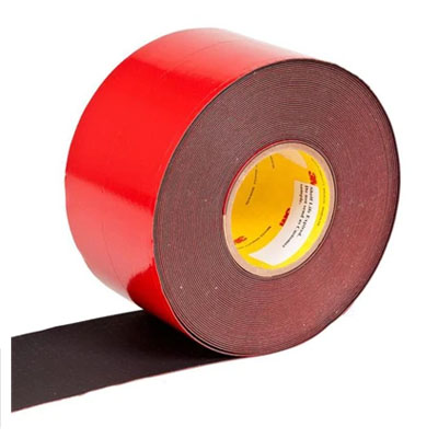 3M 8641 Dark Grey Polyurethane Protective Tape 24in x 36Yd Roll (Non-Perforated Skip Slit Liner)