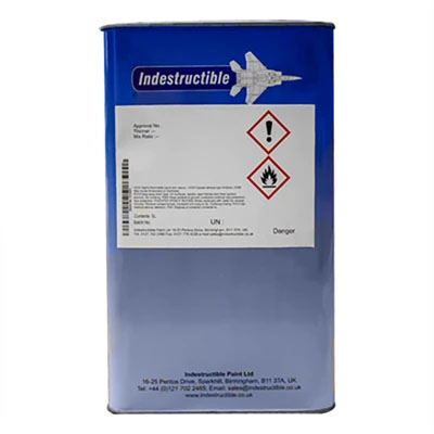 Indestructible Paint IP80-138-0 Gloss Polyurethane Varnish 5Lt Can