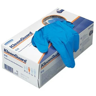 KleenGuard® G10 Arctic Blue Nitrile Glove Size L (Box Of 200 Gloves)