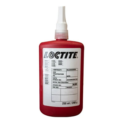 Loctite 620 High-Temperature Retaining Compound, 50 ml Bottle, Green