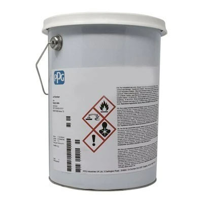 PPG 4080 6345/7006 Semi-Matt Aluminium Nitrocellulose Topcoat 5Lt Can