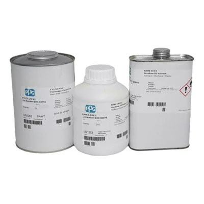 PPG Desothane HS CA8100/BAC700 White Abrasion Resistant Polyurethane Topcoat 4USG Kit (Includes Activator CA8100B & Thinner CA8100C)