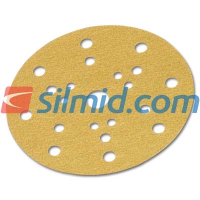 3M Hook-It Abrasive Disc 236U P180 Grit 9 Hole/150mm Yellow (Box of 100 Discs)