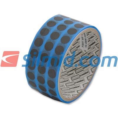 adhere INT630 Anti Static Conformal Coating Masking Tape 10mm Dots 1000 Per Roll