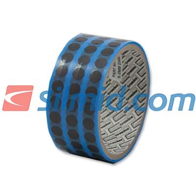 adhere INT630 Anti Static Conformal Coating Masking Tape 9mm Dots 1000 Per Roll