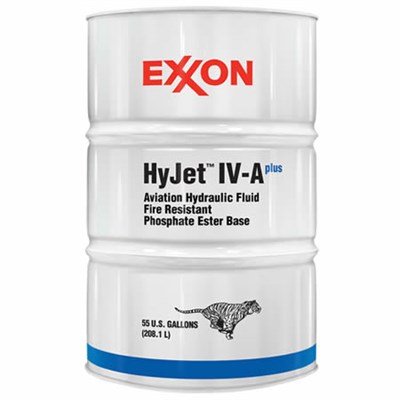 Mobil HyJet IV-A+ Aviation Hydraulic Fluid 55USG Drum *BMS3-11 Type IV Class 1A