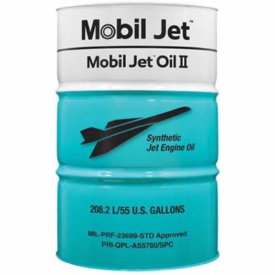 Mobil Jet Oil II (O-156) 208Lt Drum *MIL-PRF-23699F Type STD