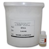 Momentive RTV 11 FDA Silicone Rubber White and DBT Catalyst 12Lb (5.45Kg) Kit