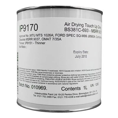 Indestructible Paint IP9170 Touch Up Enamel Grey