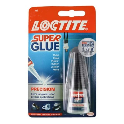 Colle LOCTITE superglue 3 précision de 5 grs