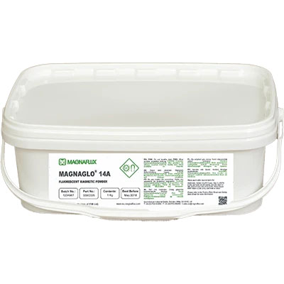 Magnaflux 14A Wet Method Fluorescent Magnetic Particles 1Kg Tub